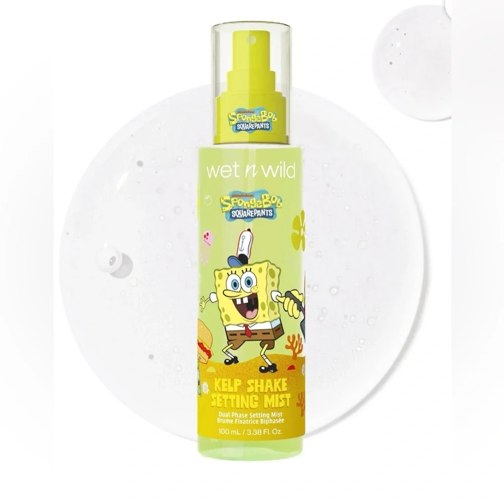 Wet N Wild SpongeBob Kelp Shake Dual Phase Makeup Setting Spray
